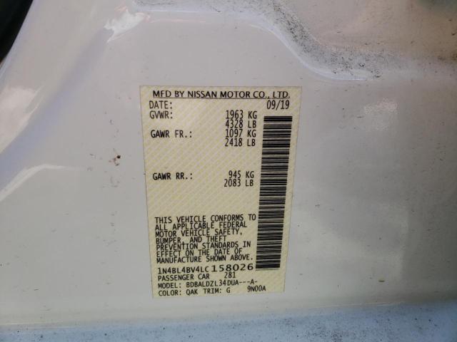 2020 NISSAN ALTIMA S - 1N4BL4BV4LC158026
