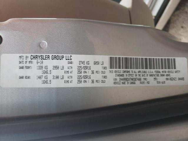 2010 CHRYSLER TOWN & COU - 2A4RR8DX7AR387408