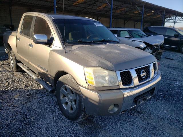 Salvage cars for sale from Copart Cartersville, GA: 2006 Nissan Titan XE