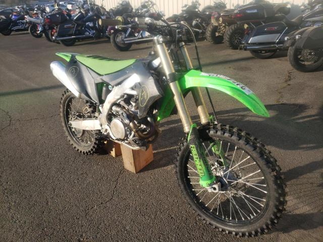 Salvage cars for sale from Copart Woodburn, OR: 2020 Kawasaki KX450 F
