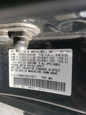 2013 HONDA CR-V EXL - 5J6RM3H7XDL033617