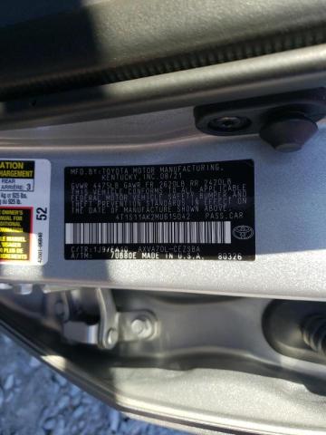 2021 TOYOTA CAMRY NIGH 4T1S11AK2MU615042