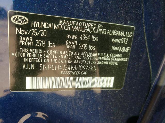 2021 HYUNDAI SONATA LIM - 5NPEH4J24MH097380