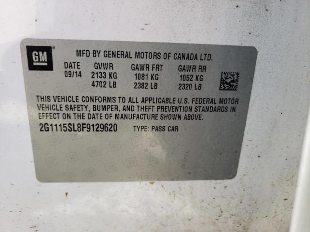2015 CHEVROLET IMPALA LT - 2G1115SL8F9129620