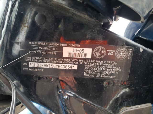 2006 HARLEY-DAVIDSON FLHTI 1HD1FVW156Y640634