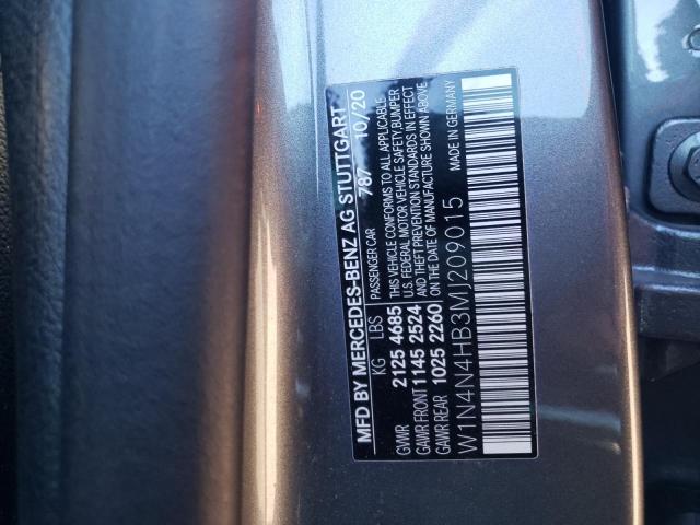 W1N4N4HB3MJ209015 Mercedes-Benz Gla 250 4matic