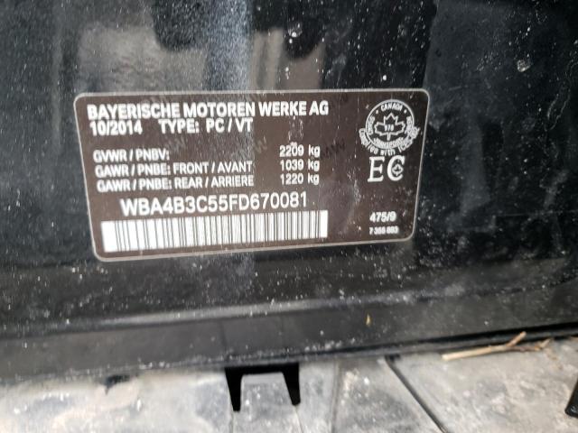 2015 BMW 435 XI GRA WBA4B3C55FD670081
