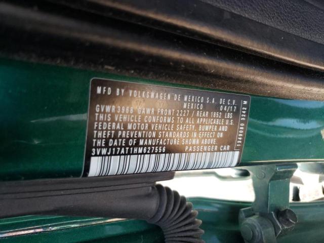 2017 VOLKSWAGEN BEETLE SE 3VWJ17AT1HM627556