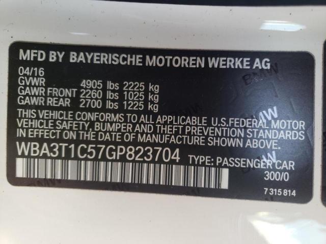 2016 BMW 428 XI SUL WBA3T1C57GP823704