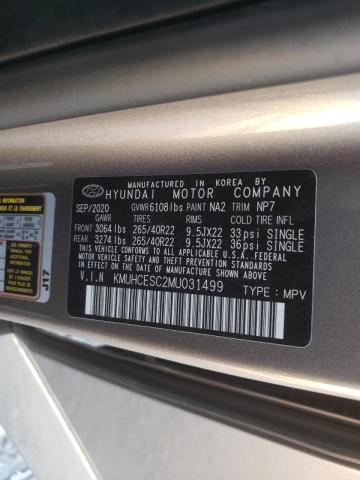 2021 GENESIS GV80 BASE KMUHCESC2MU031499