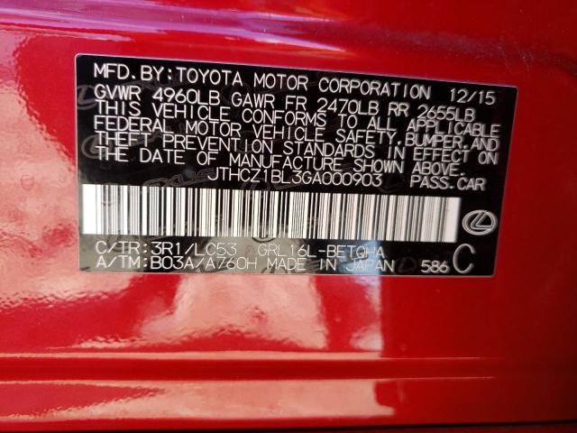 2016 LEXUS GS 350 - JTHCZ1BL3GA000903