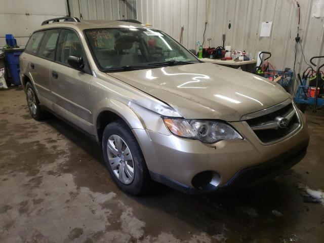 Salvage cars for sale from Copart Lyman, ME: 2008 Subaru Outback