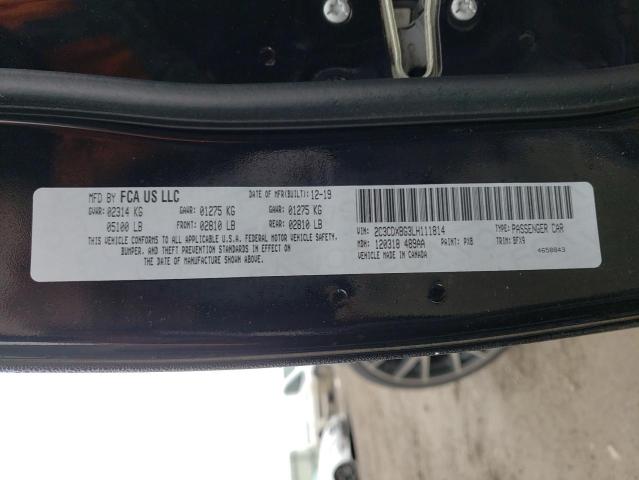 2C3CDXBG3LH111814 Dodge Charger Sx 2020. Фото: 9