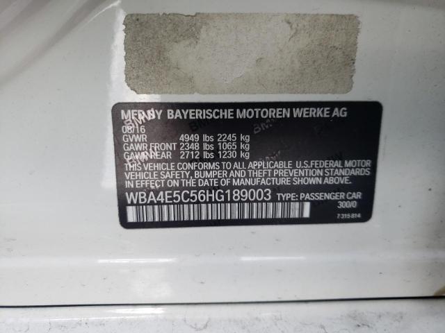 2017 BMW 440XI GRAN WBA4E5C56HG189003