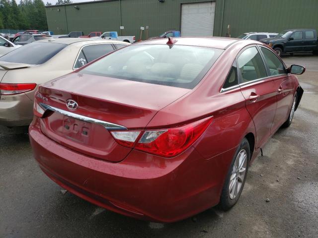 5NPEB4AC3DH738268 Hyundai Sonata Gls 2013. Фото: 3