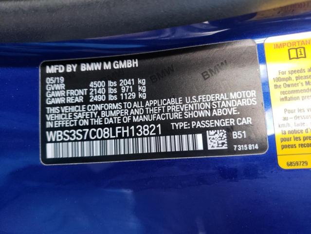 2020 BMW M4 CS WBS3S7C08LFH13821