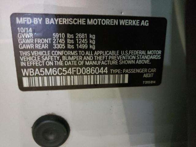 2015 BMW 550 IGT WBA5M6C54FD086044