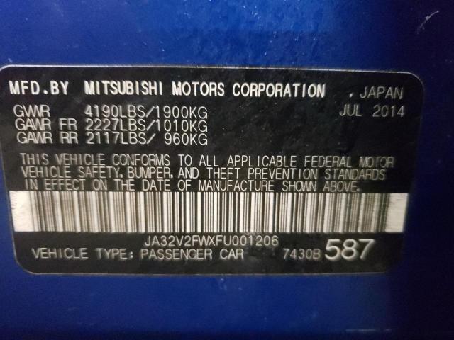 2015 MITSUBISHI LANCER SE JA32V2FWXFU001206