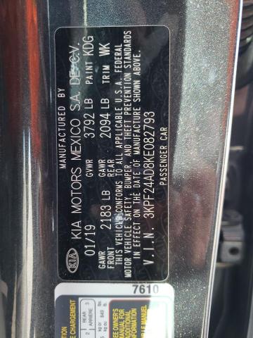 2019 KIA FORTE FE 3KPF24AD8KE082793