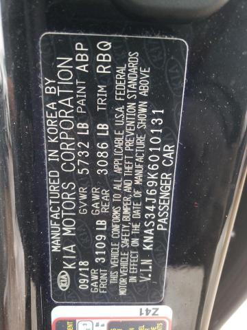 2019 KIA K900 LUXUR KNAS34J69K6010131