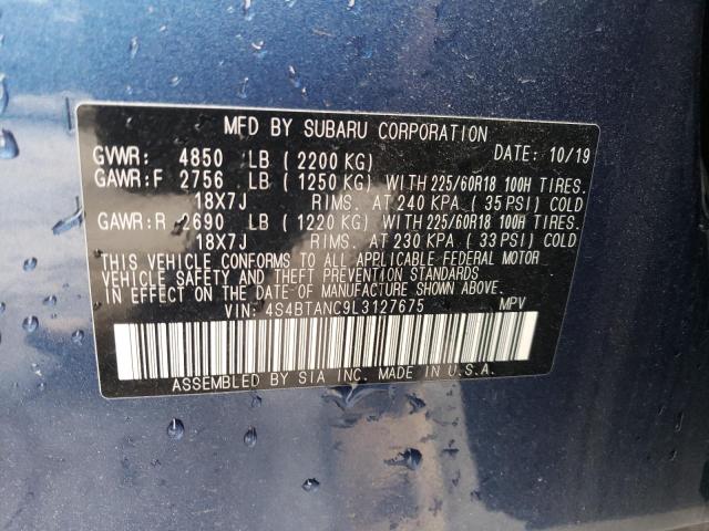 2020 SUBARU OUTBACK LI 4S4BTANC9L3127675