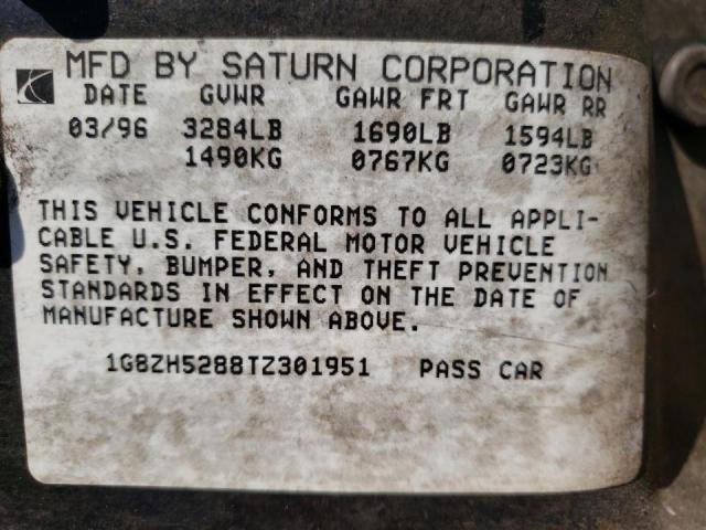 SATURN SL/SL1/SL2 1996 GREEN Photo 10