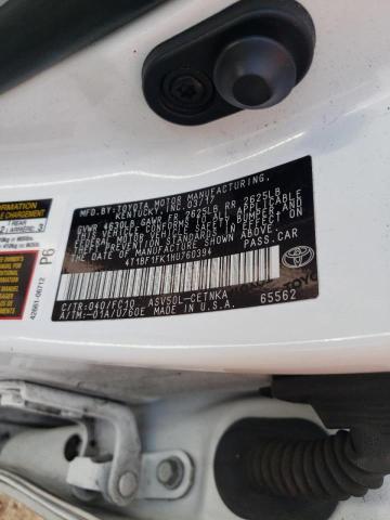 2017 TOYOTA CAMRY LE 4T1BF1FK1HU760394