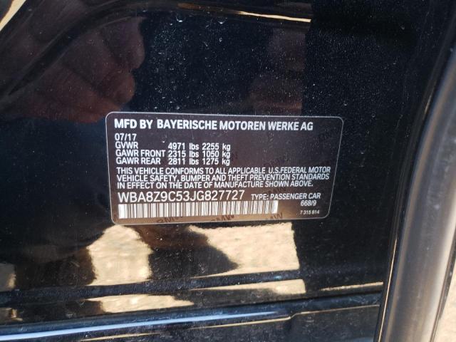 2018 BMW 330 XIGT WBA8Z9C53JG827727
