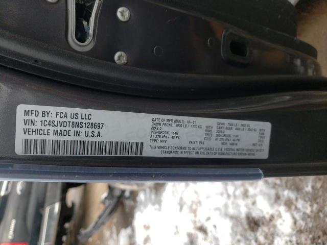 2022 JEEP WAGONEER S 1C4SJVDT8NS128697