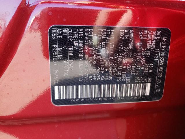 2021 NISSAN ROGUE PLAT JN8AT3DD1MW321563