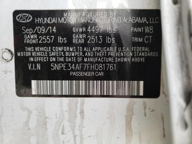 5NPE34AF7FH081761 Hyundai Sonata Spo 2015. Фото: 9