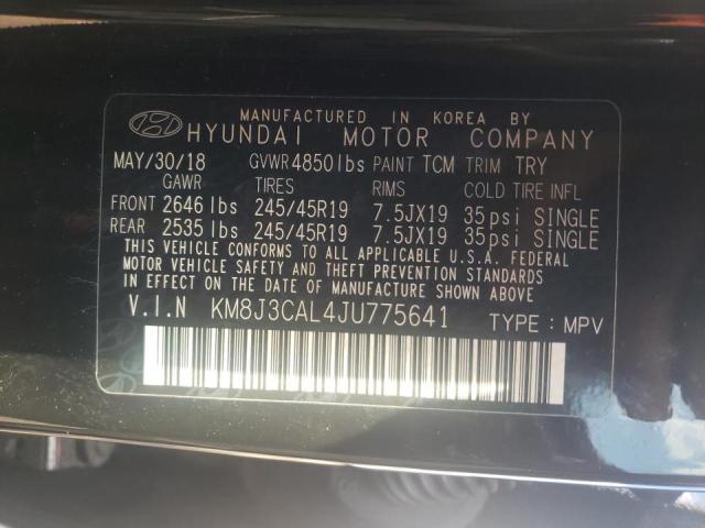 2018 HYUNDAI TUCSON SPO KM8J3CAL4JU775641