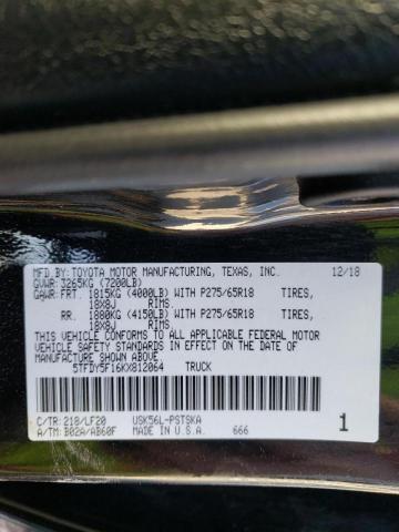 2019 TOYOTA TUNDRA CRE - 5TFDY5F16KX812064