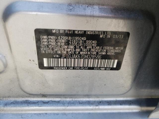 2013 SUBARU IMPREZA LI - JF1GJAK67DH028586