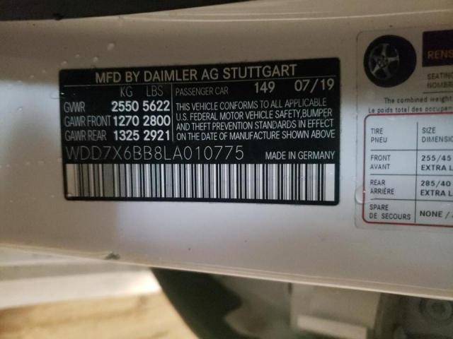 2020 MERCEDES-BENZ AMG GT 53 WDD7X6BB8LA010775