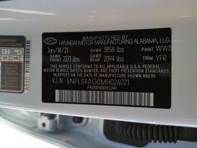 5NPLS4AG0MH026021 Hyundai Elantra Se 2021. Фото: 9