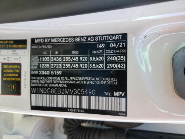 W1N0G8EB2MV305490 Mercedes-Benz Glc 300 4matic