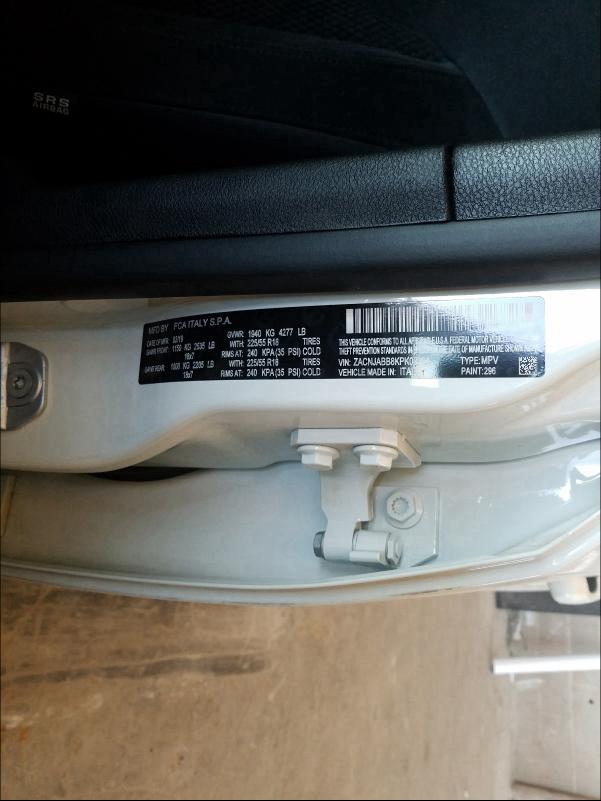 2019 JEEP RENEGADE L ZACNJABB8KPK00304