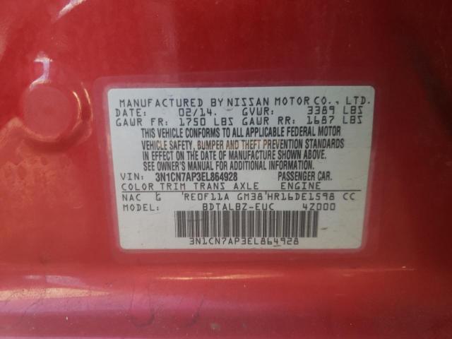 2014 NISSAN VERSA - 3N1CN7AP3EL864928