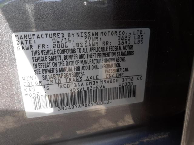 2016 NISSAN 200SX SE-R 3N1AB7AP8GY300634