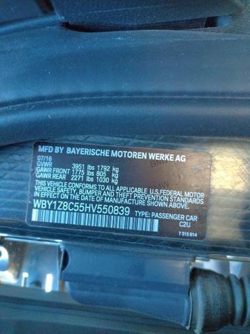 2017 BMW I3 REX WBY1Z8C55HV550839