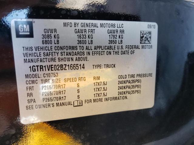 2011 GMC SIERRA C15 - 1GTR1VE02BZ166514