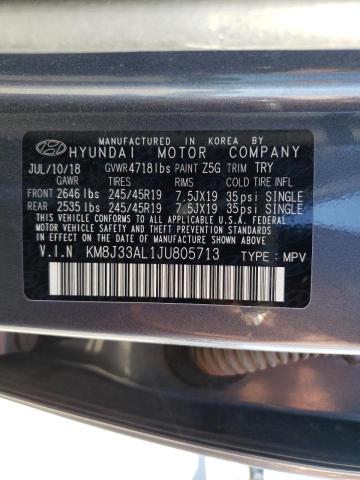 2018 HYUNDAI TUCSON SPO KM8J33AL1JU805713