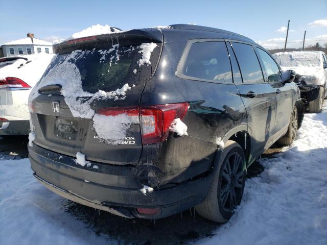 2021 HONDA PILOT BLAC 5FNYF6H76MB089943