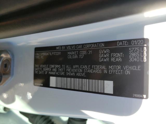 2020 VOLVO S90 T8 OCE LVYBR0AT1LP172291