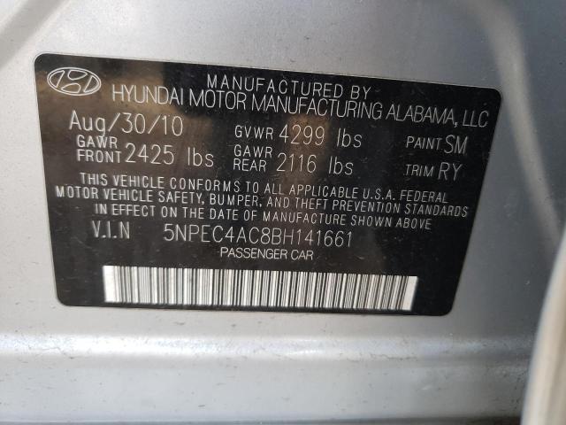 5NPEC4AC8BH141661 Hyundai Sonata Se 2011. Фото: 9