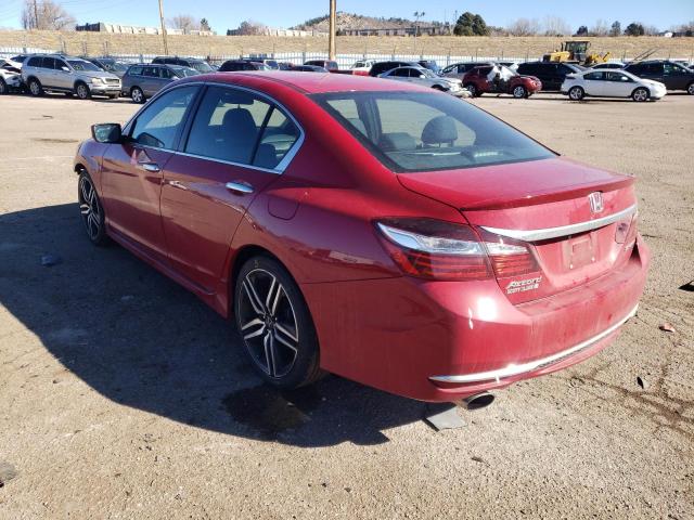 1HGCR2F5XGA225890 Honda Accord Spo 2016. Фото: 2
