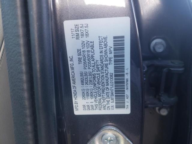 2018 ACURA RDX ADVANC 5J8TB4H71JL013082