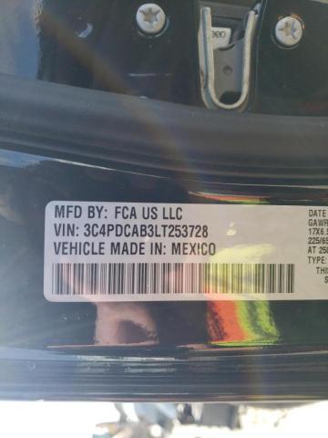 2020 DODGE JOURNEY 3C4PDCAB3LT253728