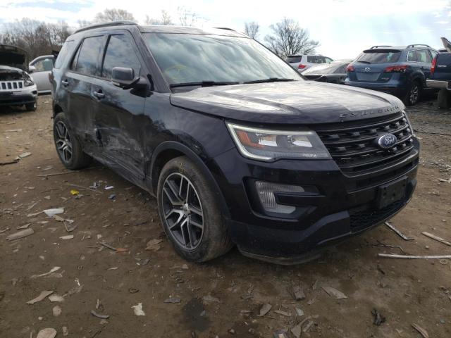 1FM5K8GT1HGA53299 Ford Explorer S 2017. Фото: 8